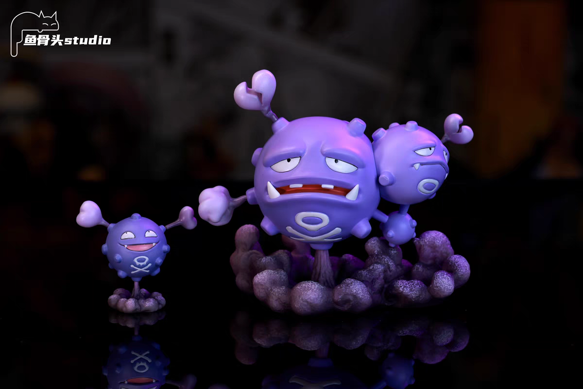 〖 Pre-order〗Pokemon Scale World Koffing Weezing #109 #110 #292 1:20 - Fish Bone Studio