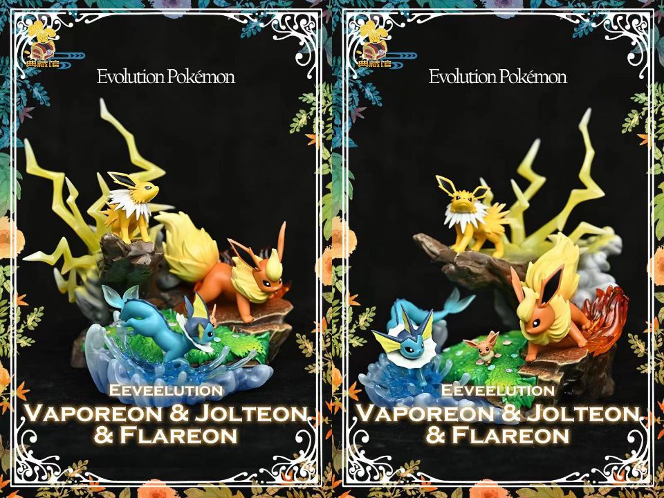 〖Pre-order〗Pokemon Scale World Eevee Vaporeon Jolteon Flareon #133 #134 #135 #136 1:20 - DCG Studio