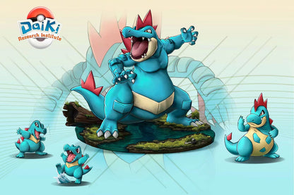 〖 Make Up The Balance〗Pokemon Scale World Totodile Croconaw Feraligatr  #158 #159 #160 1:20 - Daiki Research Institute Studio