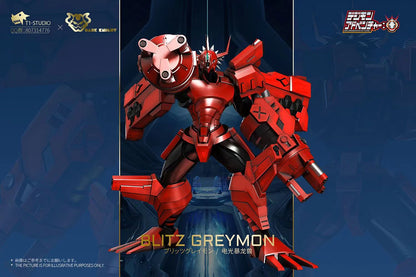 〖Sold Out〗Digimon  Blitz Greymon & Cres Garurumon - T1 Studio