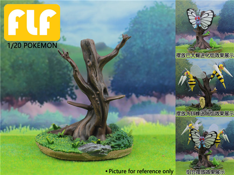 〖Pre-order〗Pokemon Scale World Caterpie Metapod Butterfree #010 #011 #012 1:20 - FLF Studio