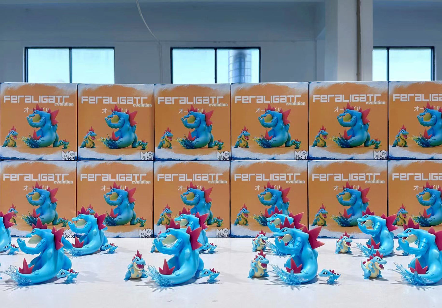 〖Make Up The Balance〗Pokemon Scale World Totodile Croconaw Feraligatr #158 #159 #160 1:20 - MG Studio