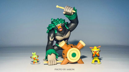 〖In Stock〗Pokemon Scale World Grookey Thwackey Rillaboom #810 #811 #812 1:20 -Trainer House Studio