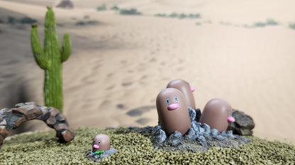 〖 Sold Out〗Pokemon Scale World Diglett Dugtrio #050 #051 1:20 - FOG Studio