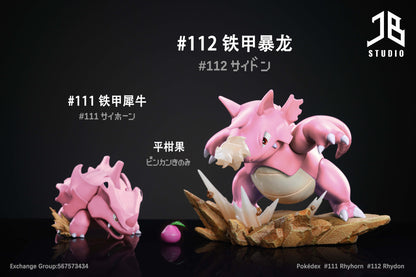 〖Sold Out〗Pokemon Scale World Rhyhorn Rhydon #111 #112 1:20 - JB Studio