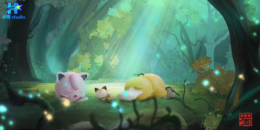 〖 Pre-order〗Pokemon Scale World Sleep Jigglypuff Meowth Psyduck #039 #052 #054 1:20 - HX Studio