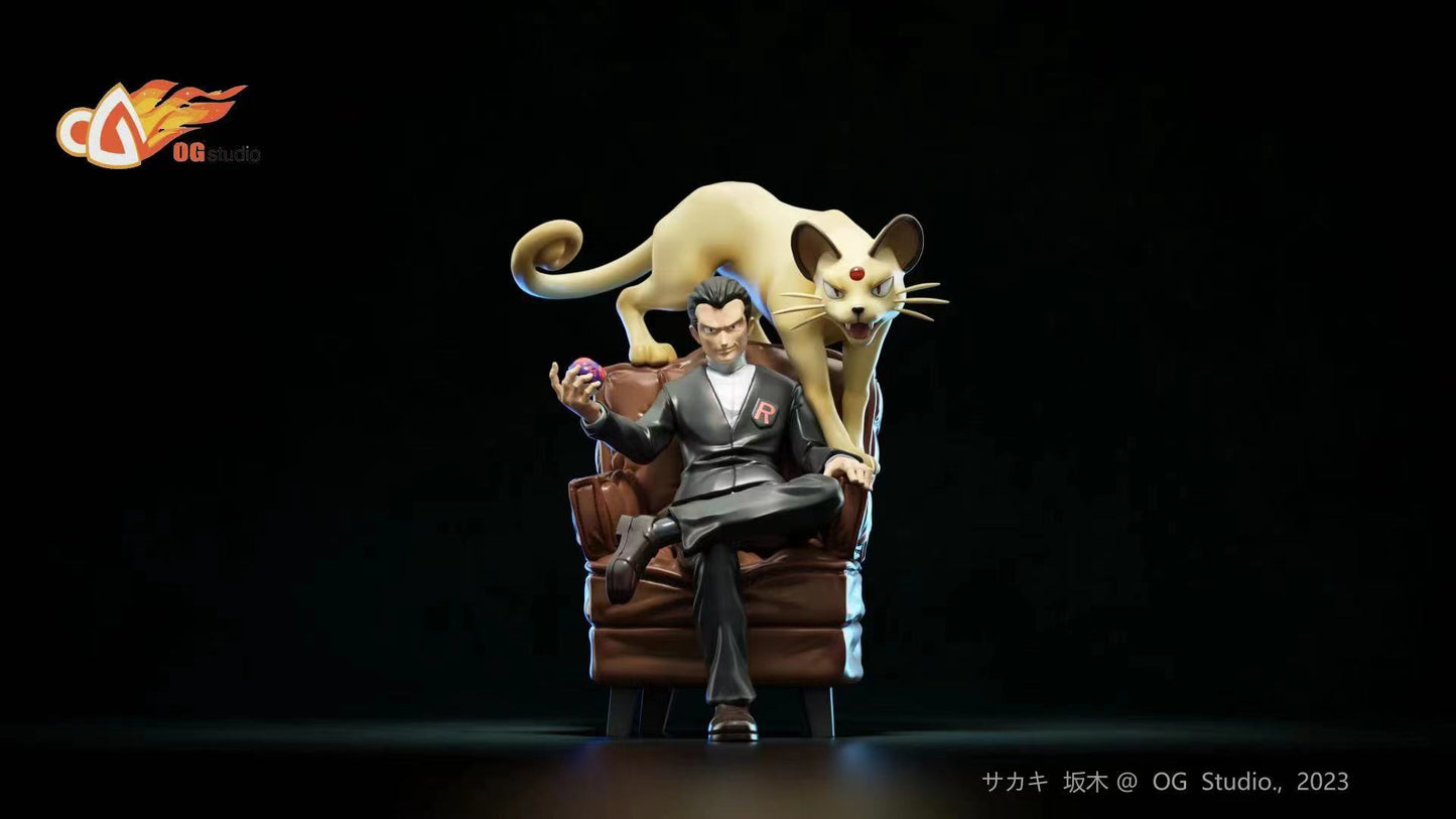 〖Sold Out〗Pokemon Scale World Giovanni & Persian  1:20 - OG Studio