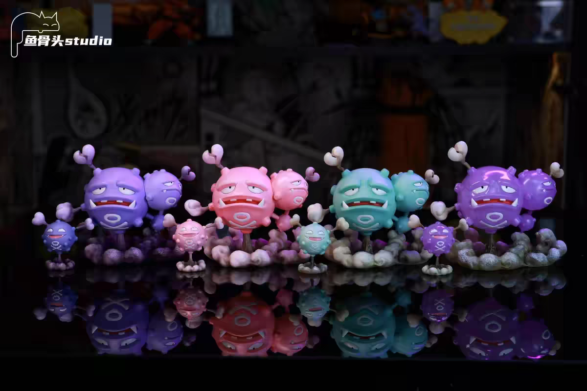 〖 Pre-order〗Pokemon Scale World Koffing Weezing #109 #110 #292 1:20 - Fish Bone Studio