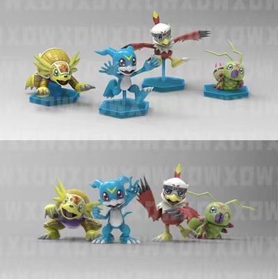 〖Pre-order〗Digimon DigiCubs Series Part1 - WXD Studio