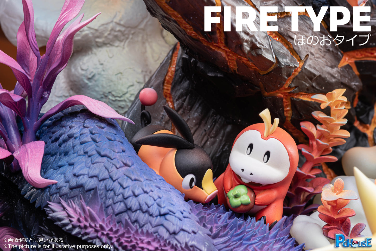 〖Sold Out〗Pokemon Type Series 06 Fire Type Model Statue Resin - PC House Studio