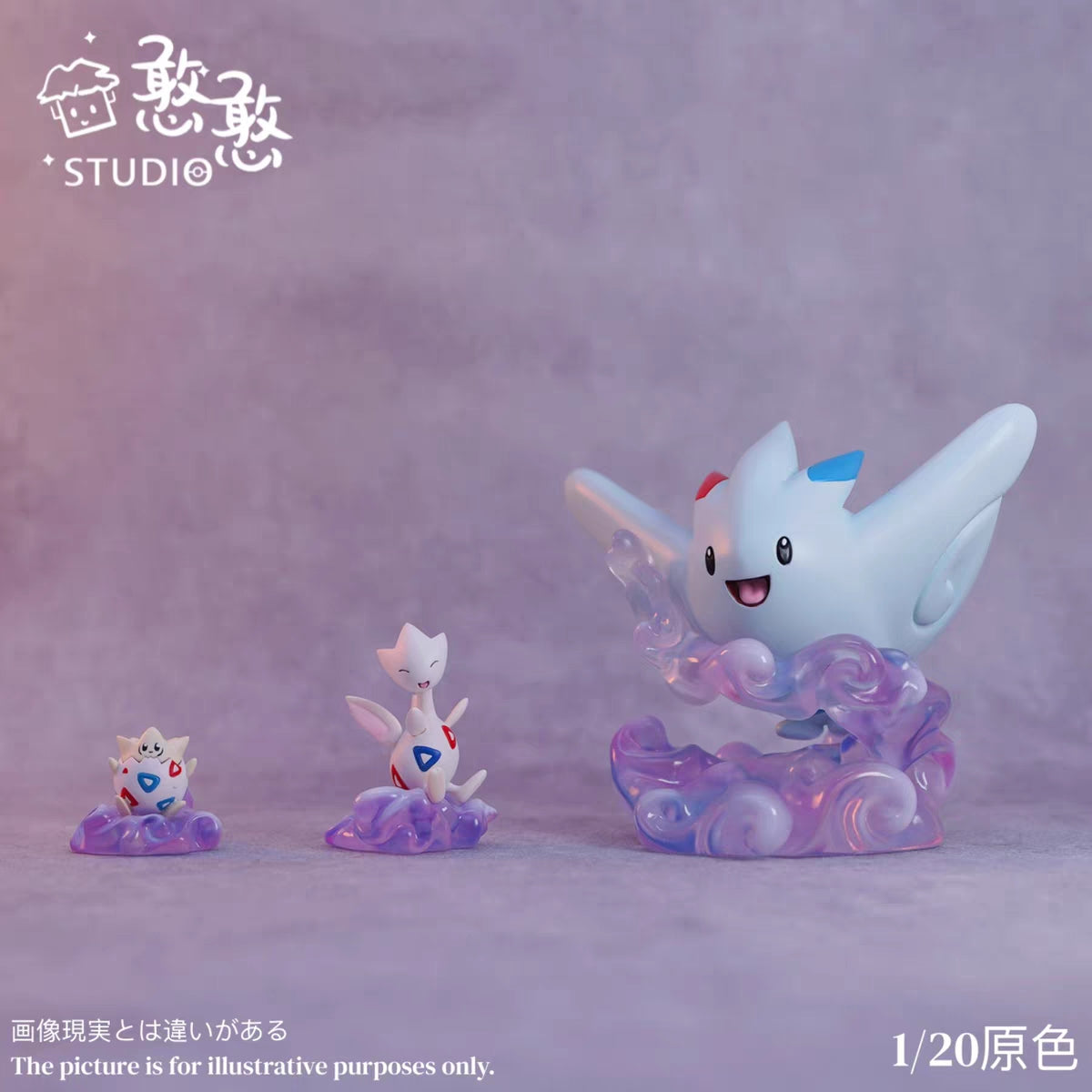 〖Make Up The Balance〗Pokemon Scale World Togepi Togetic Togekiss #175 #176 #468 1:20 - HH Studio