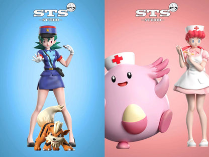 〖 Pre-order〗Pokemon Scale World Nurse Joy&Officer Jenny 1:8 1:20 - STS Studio