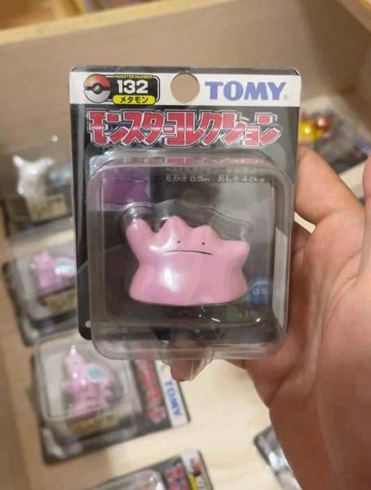 〖Sold Out〗 Rare Pokemon TOMY Black Box Series Figures Monster Collection Ditto #132 Rare Color