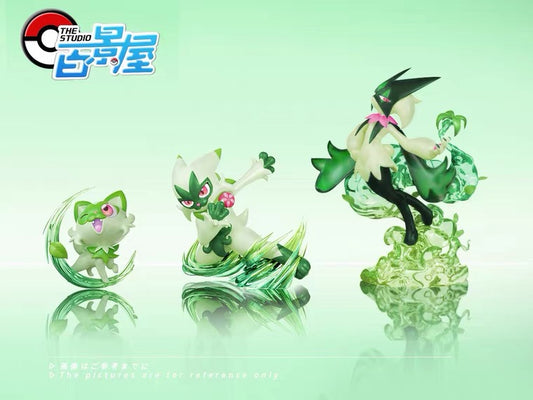 〖Sold Out〗Pokemon Scale World Sprigatito Floragato Meowscarada #906 #907 #908 1:20 - BJ House Studio