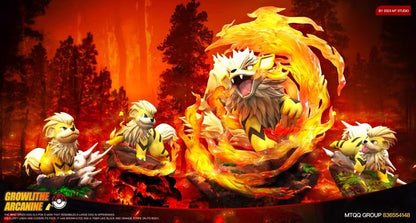 〖Sold Out〗Pokemon Scale World Growlithe Arcanine #058 #059 1:20 - MT Studio