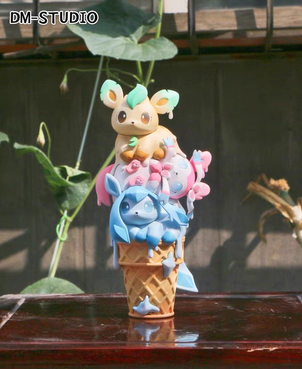 〖Sold Out〗Pokémon Peripheral Products Ice Cream Series Sylveon Leafeon Glaceon - DM Studio