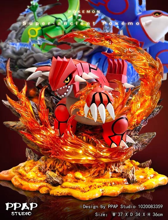 〖In Stock〗Pokemon Kyogre Groudon Rayquaza Model Statue Resin - PPAP Studio