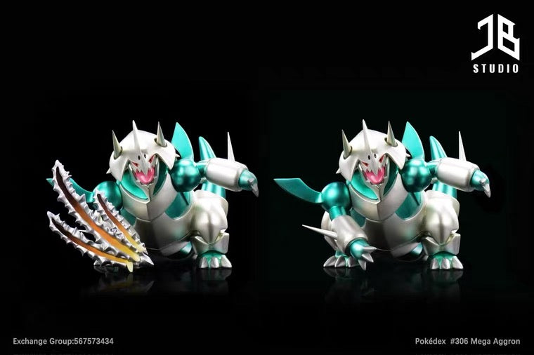 〖Sold Out〗Pokemon Scale World Aron Lairon Aggron Mega Aggron #304 #305 #306 1:20 - JB Studio