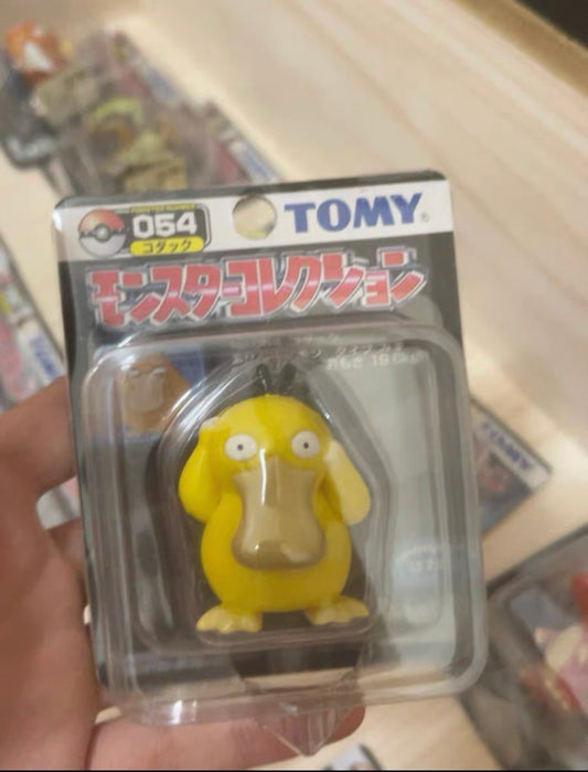 〖In Stock〗 Rare Pokemon TOMY Black Box Series Figures Monster Collection Psyduck #054