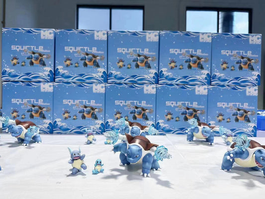 〖Sold Out〗Pokemon Scale World Squirtle Wartortle Blastoise #006 #007 #008 1:20 - MG Studio