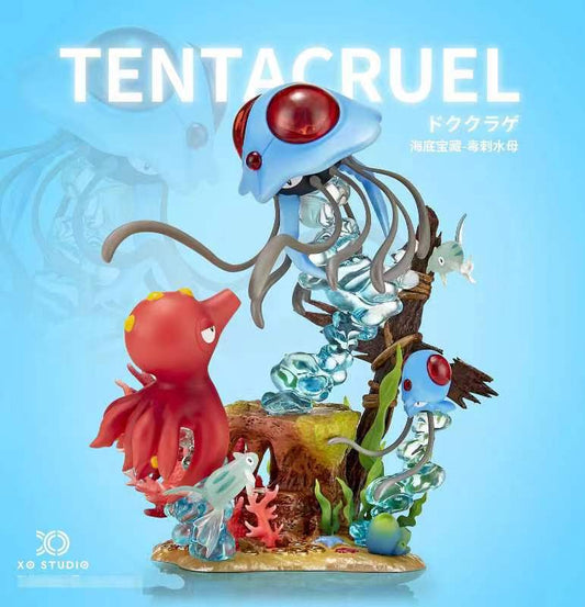 〖Sold Out〗Pokemon Scale World Tentacool Tentacruel Remoraid Octillery #072 #073 #223 #224 1:20 - XO Studio