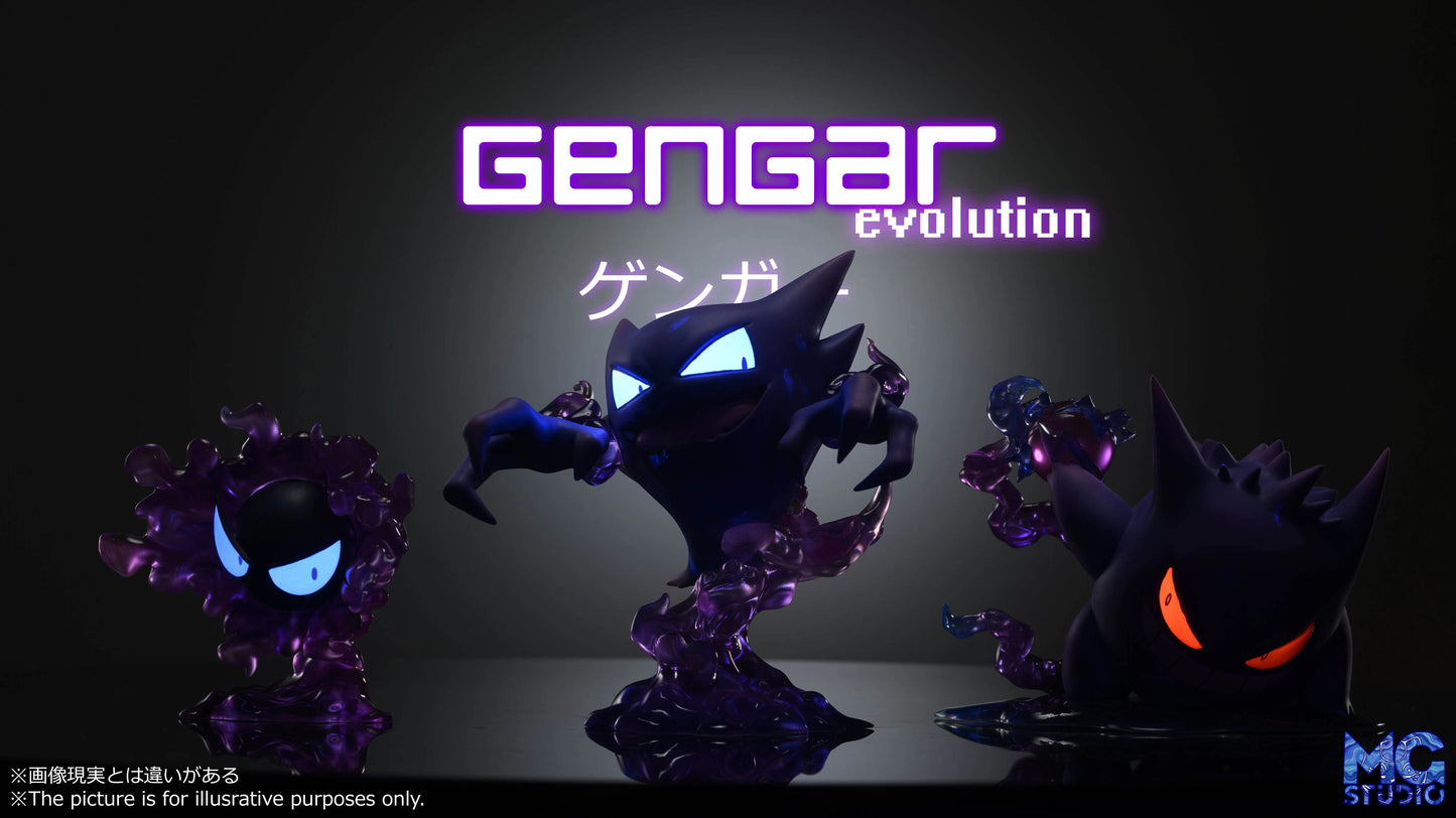 〖Sold Out〗Pokemon Scale World Gastly Haunter Gengar  #092 #093 #094 1:20  - MG Studio