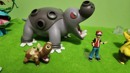 〖Sold Out〗Pokemon Scale World Hippopotas Hippowdon #449 #450 1:20 - UU Studio