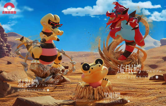 〖Order Sales〗Pokemon Scale World Sandile Krokorok Krookodile #551 #552 #553 1:20 - Pallet Town Studio