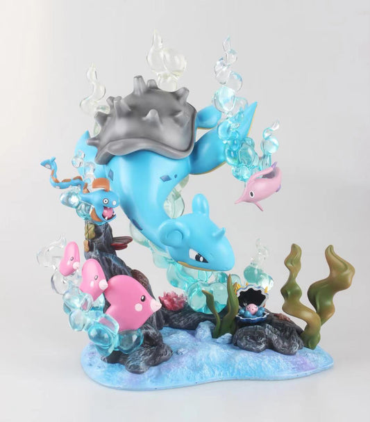 1/20 World Zukan Kangaskhan & Ninetales - Pokemon Resin Statue