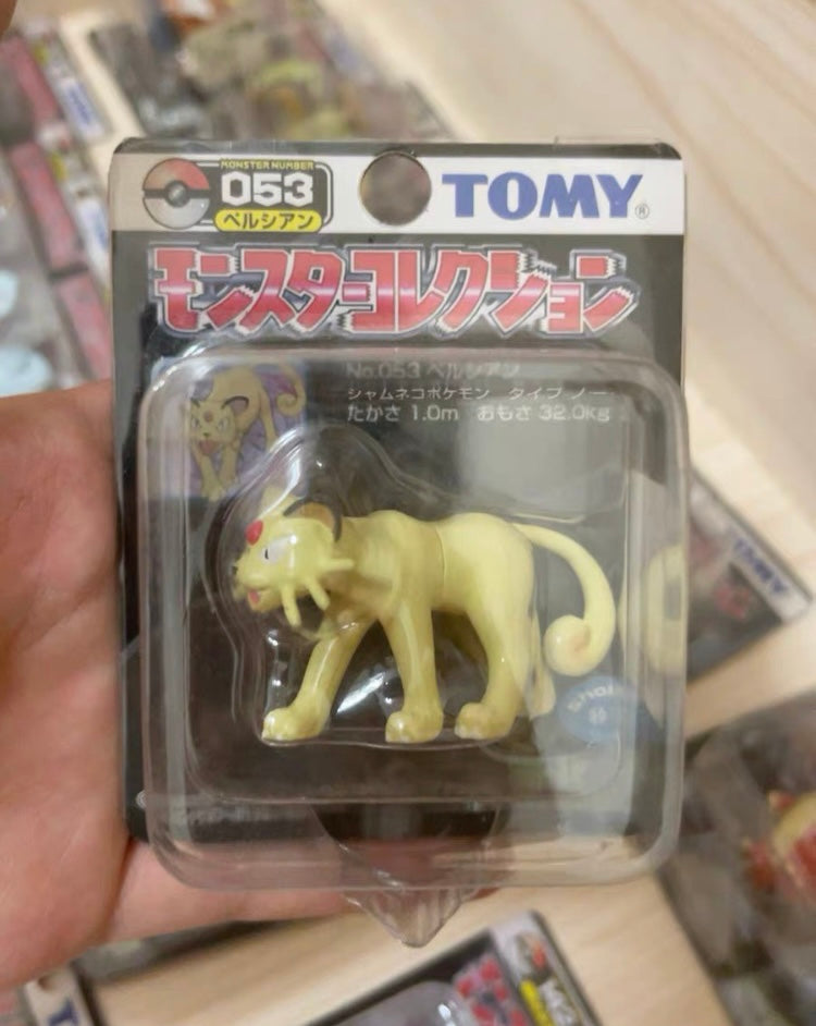〖Sold Out〗 Rare Pokemon TOMY Black Box Series Figures Monster Collection Persian #053