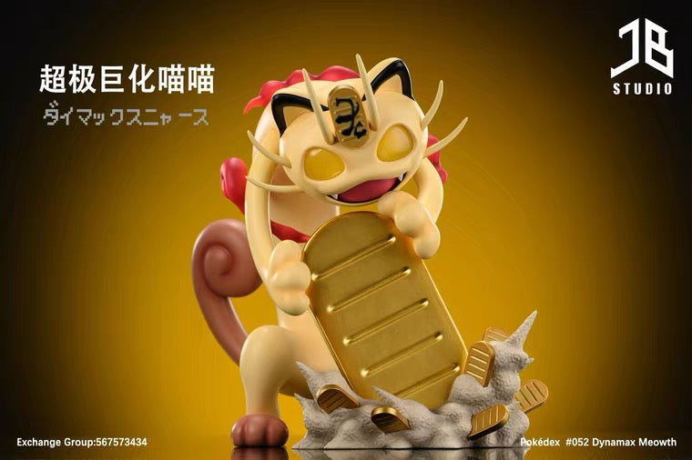 〖Sold Out〗Pokemon Scale World Dynamax Meowth #052 1:100  - JB Studio