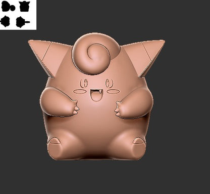 〖Make Up The Balance〗Pokemon Scale World Cleffa Clefairy Clefable #173 #035#036 1:20 - HH Studio