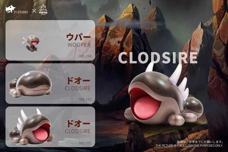 〖Make Up The Balance〗Pokemon Scale World Wooper Clodsire #194 #980 1:20 - T1 Studio