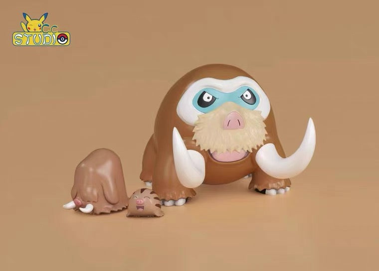 〖Sold Out〗Pokemon Scale World Swinub Piloswine Mamoswine #220 #221 #473 1:20 - CC Studio