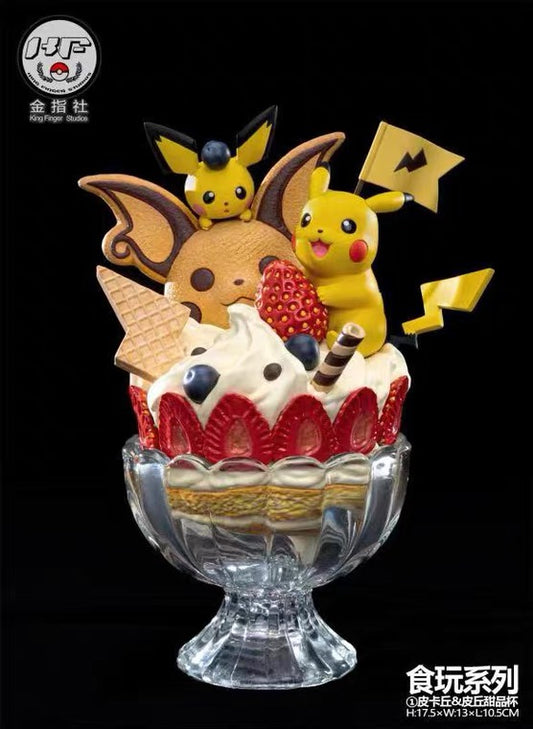 〖Pre-order〗Pokémon Peripheral Products Dessert Cup 01 Pichu & Pikachu - KingFinger Studio