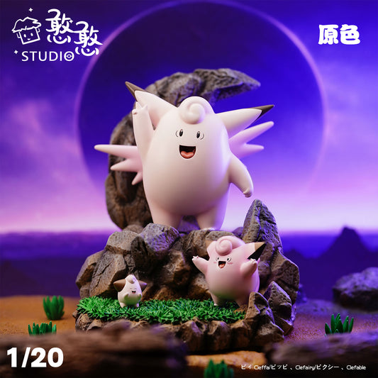 〖Make Up The Balance〗Pokemon Scale World Cleffa Clefairy Clefable #173 #035#036 1:20 - HH Studio