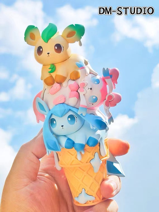 〖Sold Out〗Pokémon Peripheral Products Ice Cream Series Sylveon Leafeon Glaceon - DM Studio