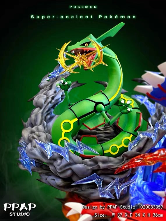 〖In Stock〗Pokemon Kyogre Groudon Rayquaza Model Statue Resin - PPAP Studio