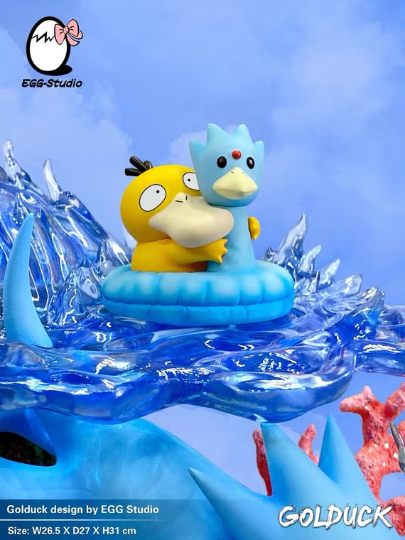 〖Sold Out〗Pokemon Golduck Family Model Statue Resin - EGG Studio