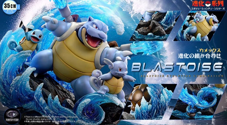 〖Pre-order〗Pokemon Blastoise Family Model Statue Resin - Monster Studio