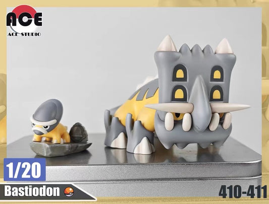 〖Sold Out〗Pokemon Scale World Shieldon Bastiodon #410 #411 1:20 - ACE Studio