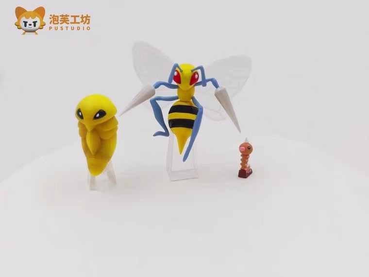 〖Pre-order〗Pokemon Scale World Weedle Kakuna Beedrill #013 #014 #015 1:20 - PU Studio