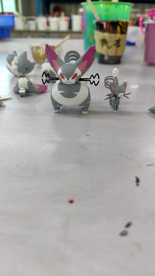 〖 Make Up The Balance〗Pokemon Scale World Glameow Purugly #431 #432 1:20 - SXG Studio