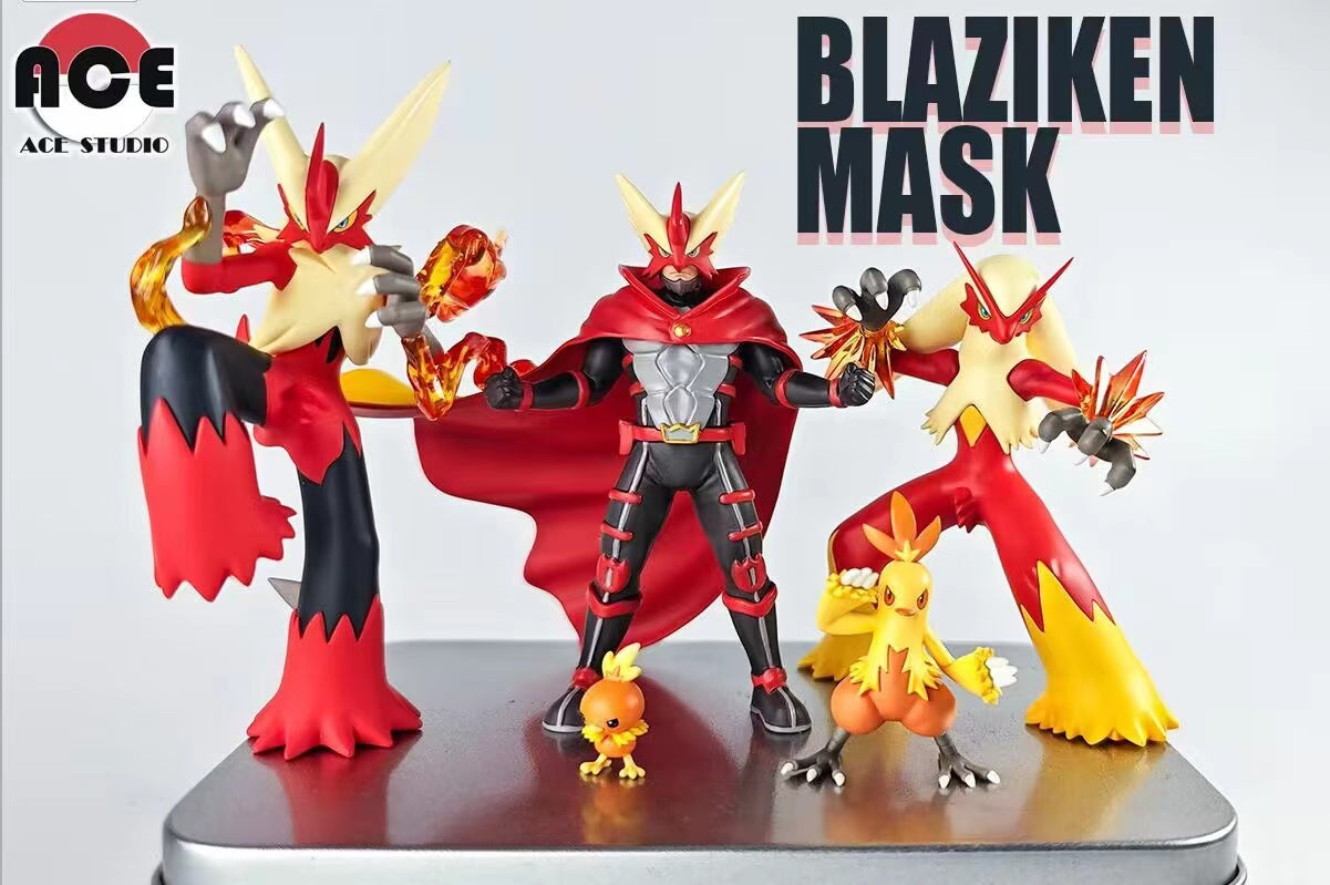 〖In Stock〗Pokemon Scale World Torchic Combusken Blaziken #255 #256 #257 1:20 - ACE Studio