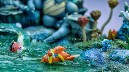 〖Sold Out〗Pokemon Lake Ecology Model Statue Resin - Genesis Studio