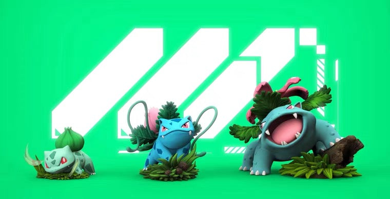 〖Sold Out〗Pokemon Scale World Bulbasaur Ivysaur Venusaur #001 #002 #003 1:20 - MZ Studio