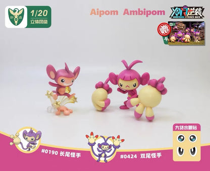 〖Make Up The Balance〗Pokemon Scale World Aipom Ambipom #190 #424 1:20 - Yeyu Studio