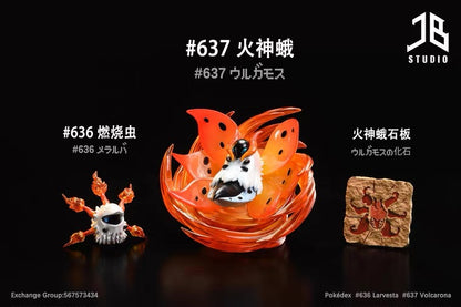 〖Sold Out〗Pokemon Scale World Larvesta Volcarona #636 #637 1:20 - JB Studio