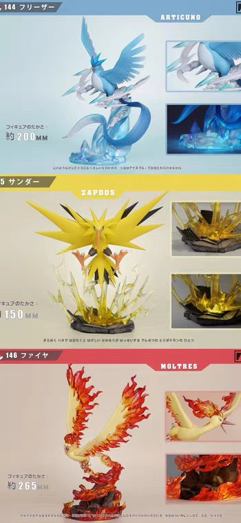 〖Sold Out〗Pokemon Scale World Articuno Zapdos Moltres #144 #145 #146 1:20 - VS Studio