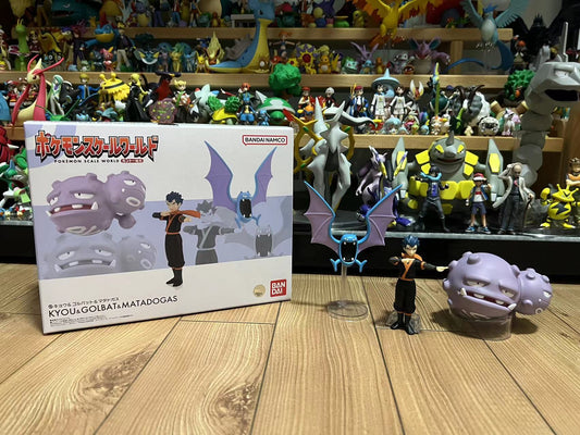 〖In Stock〗Pokemon Scale World Kyou & Golbat & Weezing 1:20 - Bandai